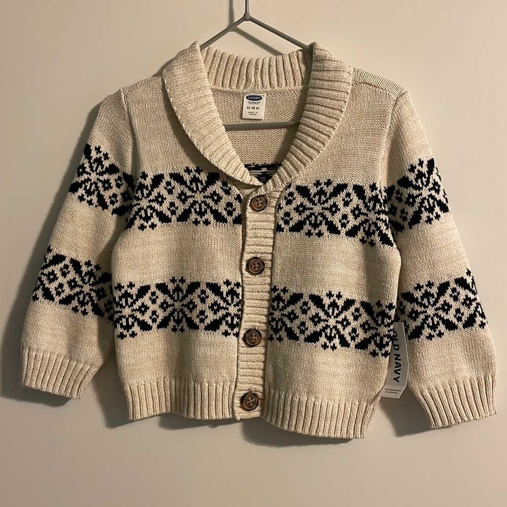 Old Navy boys cardigan NWT